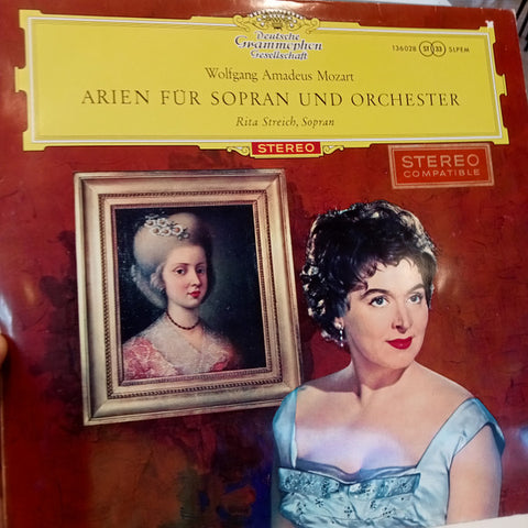 Wolfgang Amadeus Mozart -Arien Fur Sopran Und Orchester (1960 - Germany - VG++) - USED vinyl