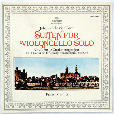 Bach - Suiten Fur Violoncello Solo (70s Press - Germany - Near Mint)- USED vinyl