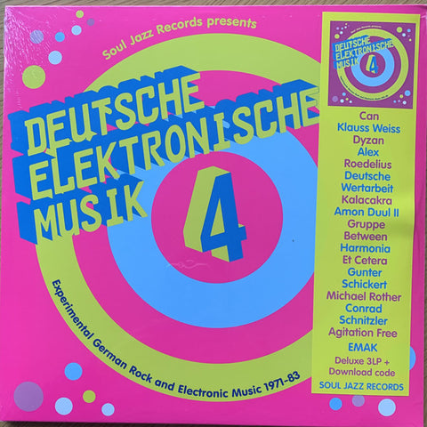 Various ‎– Deutsche Elektronische Musik 4 (Experimental German Rock and Electronic Music 1971-83) - new vinyl