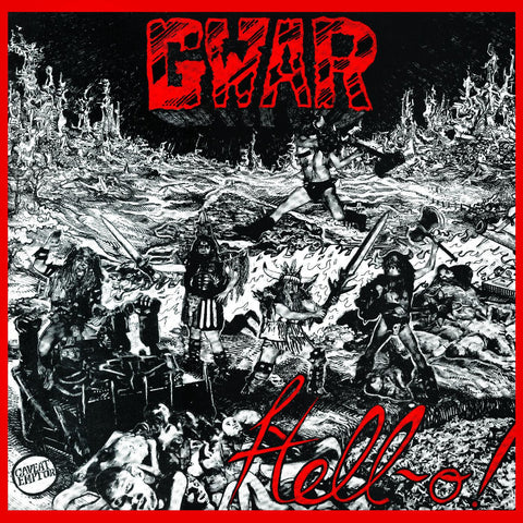 Gwar - Hell-O! (36th Anniversary, Red & Clear Splatter Vinyl, Reworked Art Includes Comics And Photos) - new vinyl