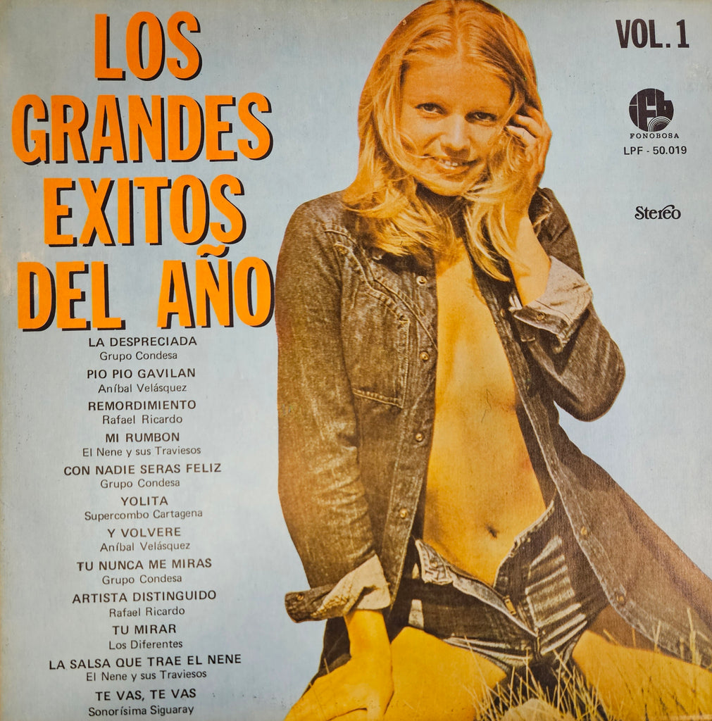 Various - Los Grandes Exitos Del Año (1974 - Colombia - VG+) - USED vinyl