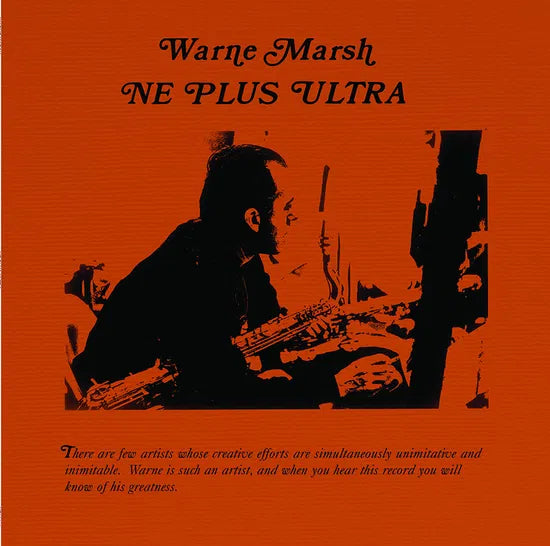 Warne Marsh – Ne Plus Ultra (2023 - Russia - Near Mint) - USED vinyl