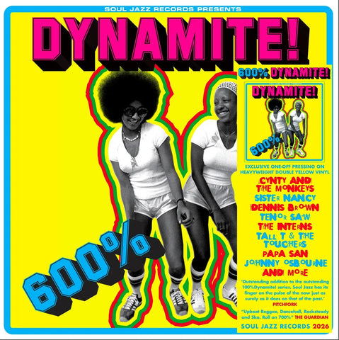Soul Jazz Records - 600% DYNAMITE! Ska, Soul, Rocksteady, Funk and Dub in Jamaica (Transparent Yellow Vinyl) - new vinyl