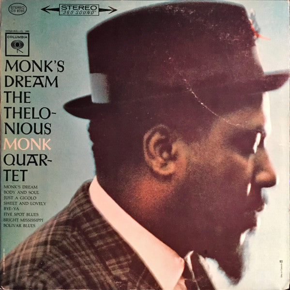 The Thelonious Monk Quartet – Monk's Dream (Canada - 1963 - VG) - USED vinyl