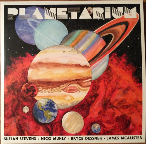 Sufjan Stevens • Nico Muhly • Bryce Dessner • James McAlister – Planetarium (USA & CAN - 2017 -NM) - USED vinyl