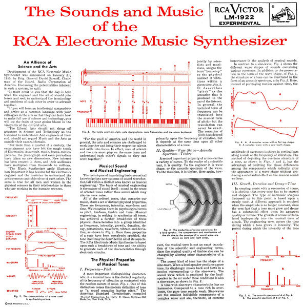 Various – The Sounds And Music Of The RCA Electronic Music Synthesizer (1955 - USA - VG) - USED vinyl