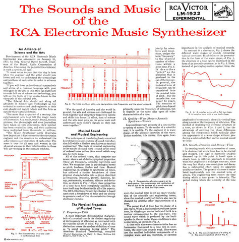 Various – The Sounds And Music Of The RCA Electronic Music Synthesizer (1955 - USA - VG) - USED vinyl