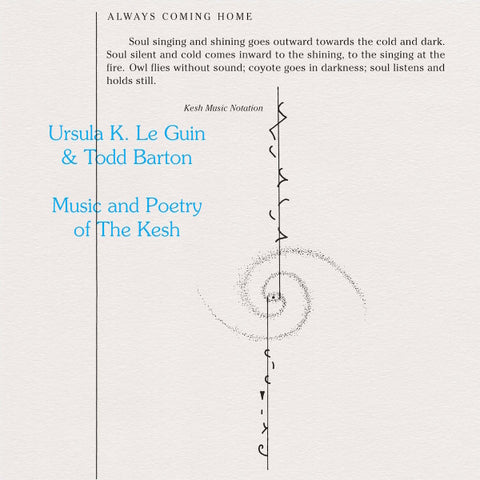 Ursula K. Le Guin & Todd Barton – Music And Poetry Of The Kesh (2018 - USA - VG+) - USED vinyl