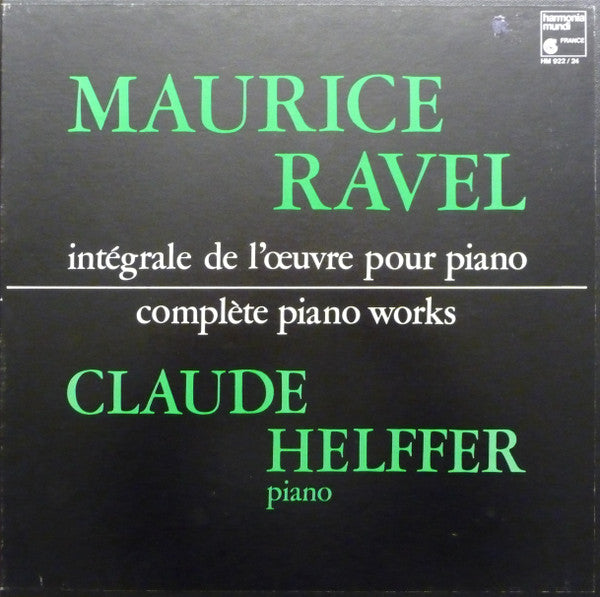 Claude Helffer, Maurice Ravel – Intégrale De L'Oeuvre Pour Piano (France - VG) - USED vinyl