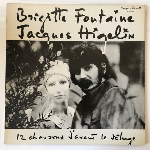 Brigitte Fontaine Et Jacques Higelin – 12 Chansons D'avant Le Déluge (FRANCE - REI - VG) - USED vinyl
