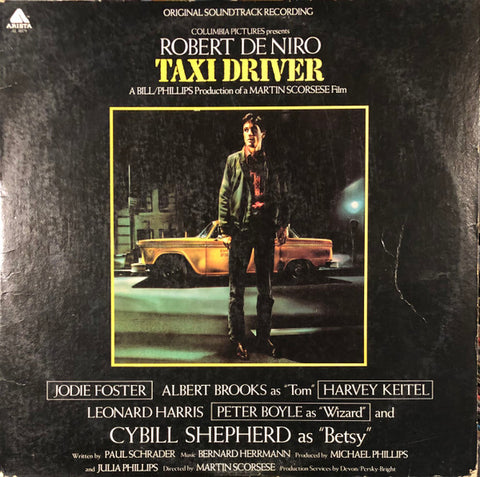 Bernard Herrmann – Taxi Driver - Original Soundtrack Recording (1976 - USA - VG) - USED vinyl