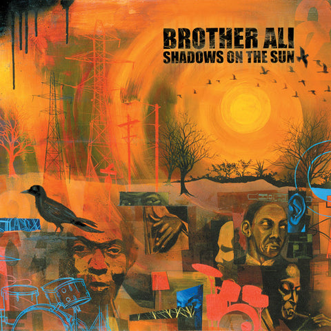 Brother Ali – Shadows On The Sun (2018 - USA - Orange & Blue Translucent Vinyl - Near Mint) - USED vinyl
