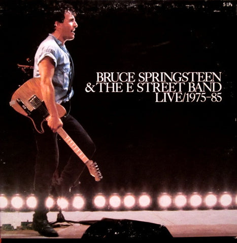 Bruce Springsteen & The E-Street Band – Live / 1975-85 (1986 - Canada - 5LP Boxset - VG+) - USED vinyl