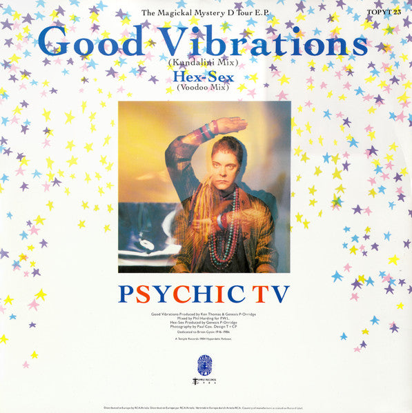 Psychic TV – The Magickal Mystery D Tour EP (1986 - UK - VG+)