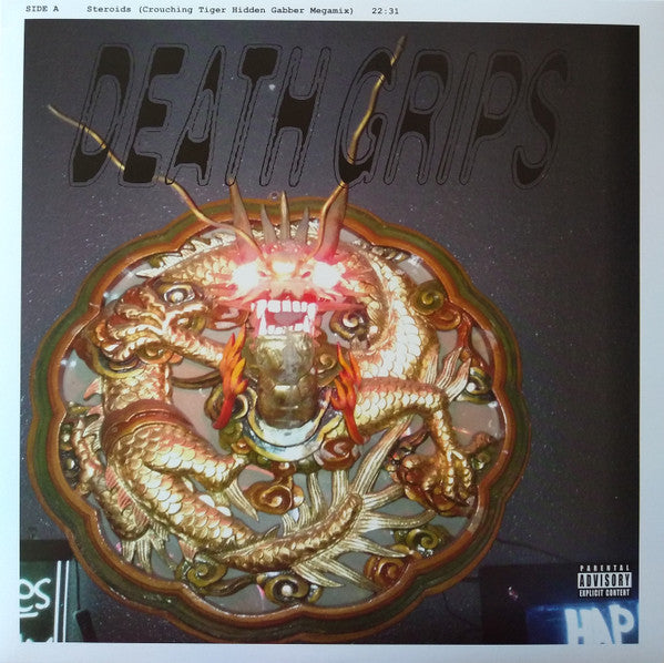 Death Grips - Steroids (Crouching Tiger Hidden gabber Megamix) (2019 - USA+Europe - LTD White Vinyl - Near Mint) - USED vinyl