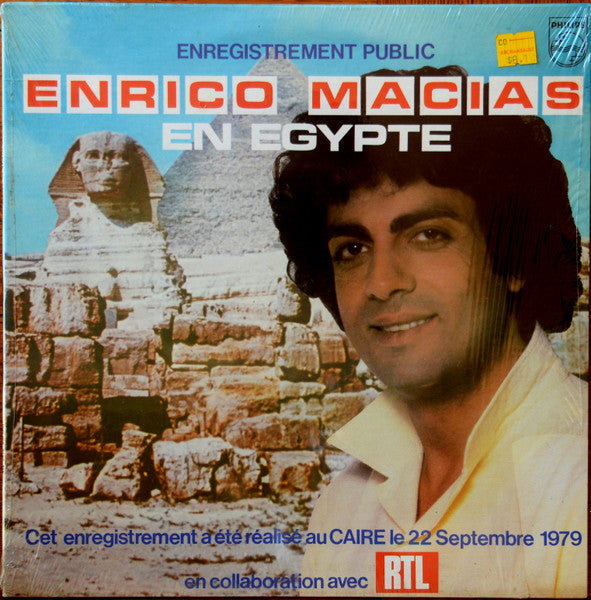 Enrico Macias – En Egypte (1979 - CAN - MINT) - USED vinyl