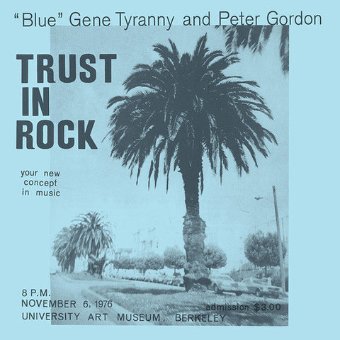 "Blue" Gene Tyranny/ Peter Gordon – Trust In Rock (2019 - USA - 3LP - VG+) - USED vinyl