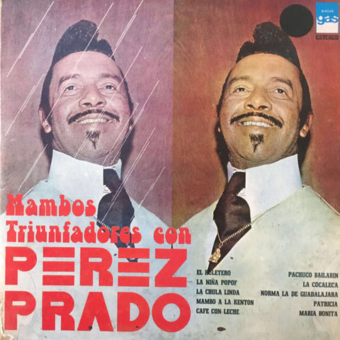 Perez Prado – Mambos Triunfadores Con Perez Prado (1978 - Mexico - Blue Vinyl - VG) - USED vinyl