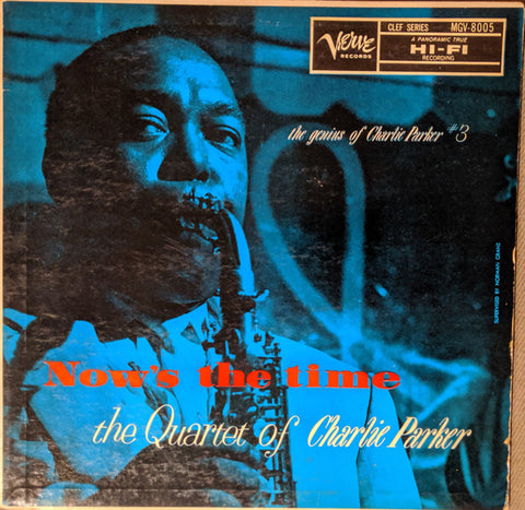 The Quartet Of Charlie Parker – Now's The Time (1981 - Japan - Near Mint) - USED vinyl