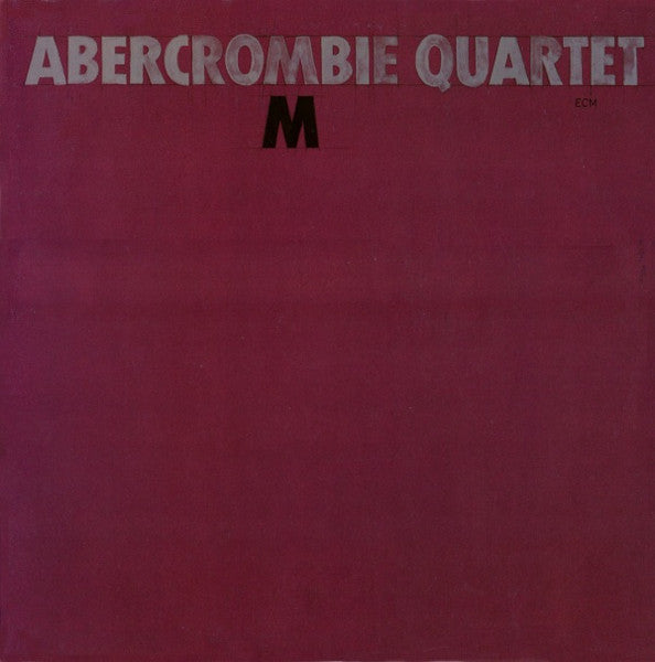 Abercrombie Quartet – M (1981 - USA - VG) - USED vinyl