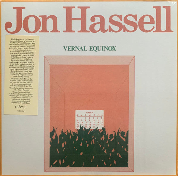 Jon Hassell – Vernal Equinox - new vinyl