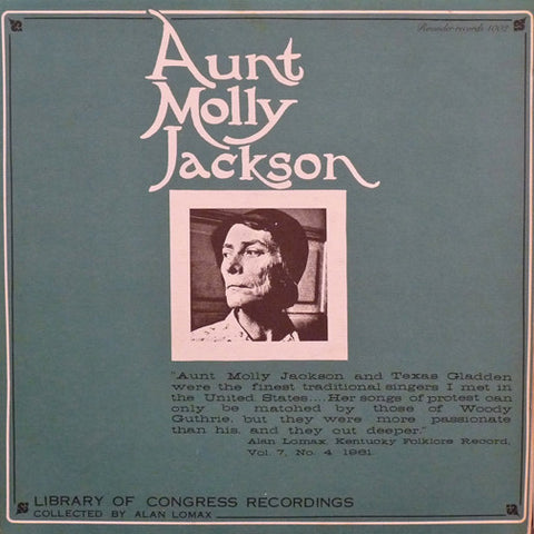 Aunt Molly Jackson – Library Of Congress Recordings (1972 - USA - G+) - USED vinyl