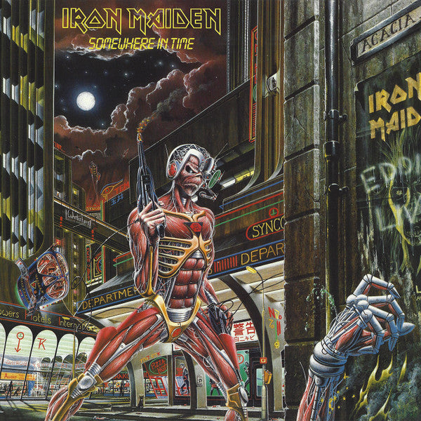 Iron Maiden - Somewhere In Time (1986 - Canada - VG+) - USED vinyl