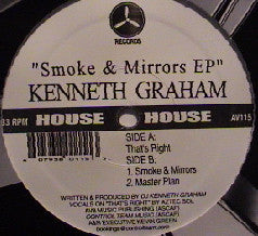 Kenneth Graham – Smoke & Mirrors EP (1999 - USA - VG) - USED vinyl