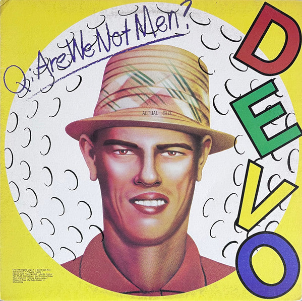 Devo – Q: Are We Not Men? A: We Are Devo! (1978 - CAN - VG+) - USED vinyl