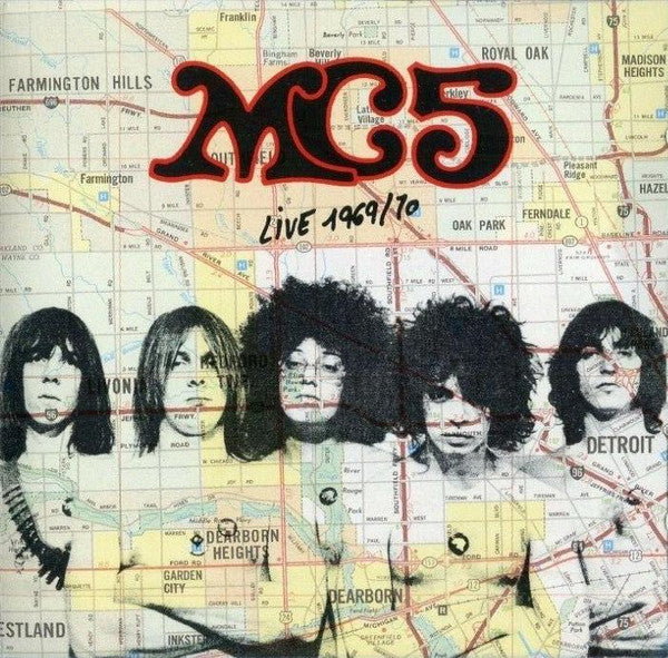 MC5 – Live 1969/70 (1991 - France - Olive Green Vinyl - VG-) - USED vinyl
