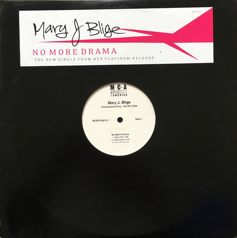 Mary J. Blige – No More Drama (2001 - USA - VG+) - USED vinyl