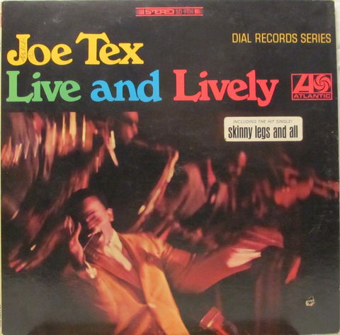 Joe Tex - Live And Lively (1968 - Canada - VG+) - USED vinyl