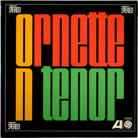 Ornette Coleman – Ornette On Tenor (USA - VG-) - USED vinyl
