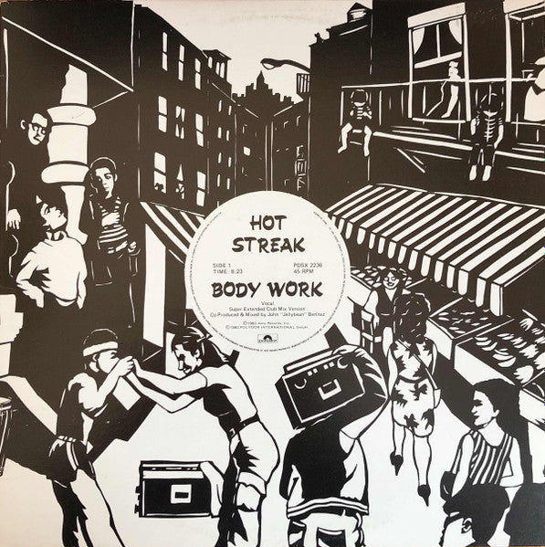 Hot Streak – Body Work (1983 - CAN - VG+) - USED vinyl