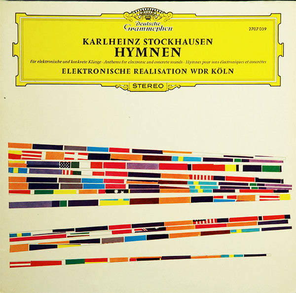 Karlheinz Stockhausen – Hymnen (1974 - GER - NM) - USED vinyl