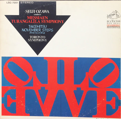 Olivier Messiaen, Toru Takemitsu, Seiji Ozawa – Turangalîla Symphony / November Steps (1968 - CAN - VG+) - USED vinyl