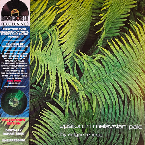 Edgar Froese – Epsilon In Malaysian Pale (2022 - France - NM) - USED vinyl