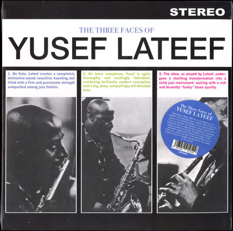 Yusef Lateef – The Three Faces Of Yusef Lateef (2023 - EUR - Unofficial Release - NM) - USED vinyl