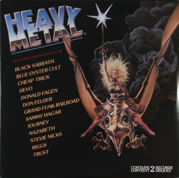 Various – Heavy Metal - Music From The Motion Picture (1981 - CAN - VG+) - USED vinyl