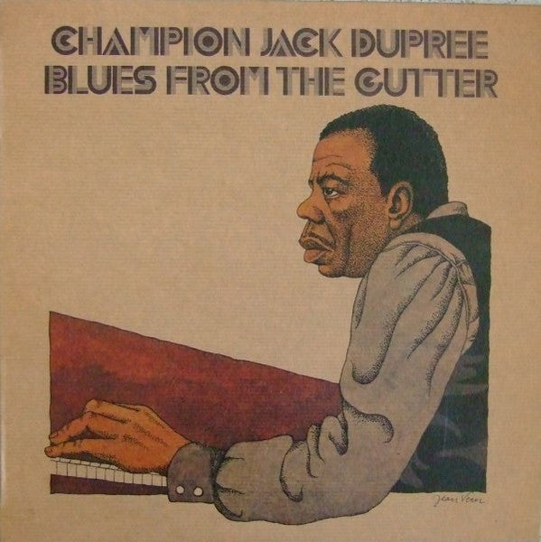 Champion Jack Dupree – Blues From The Gutter (UK - 1974 - VG) - USED vinyl