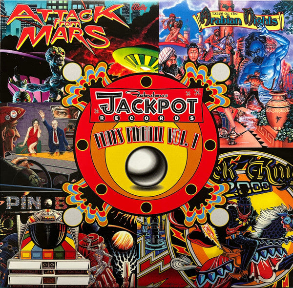 Various - Jackpot Plays Pinball Vol. 1 (2023 - USA - Orange Vinyl - Near Mint) - USED vinyl