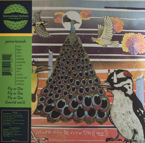 Jaimie Branch – Fly Or Die Fly Or Die Fly Or Die ((World War)) (2023 - Worldwide - Green + Black Vinyl - VG+) - USED vinyl