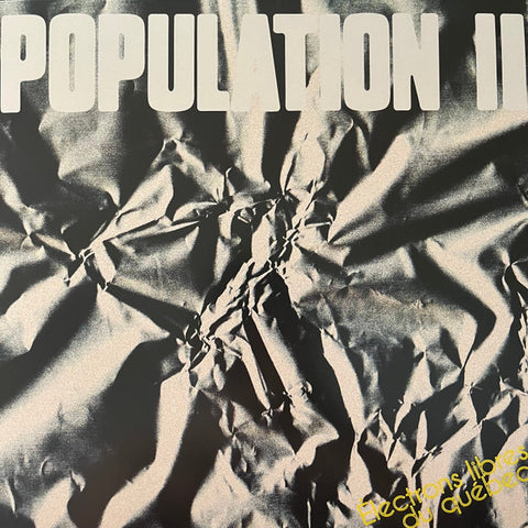 Population II – Électrons Libres Du Québec - new vinyl