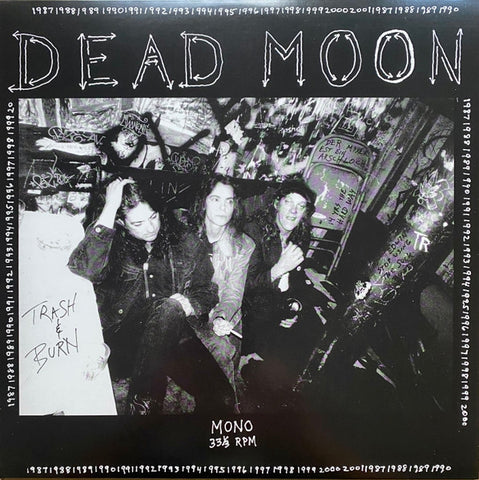 Dead Moon - Trash and Burn - new vinyl