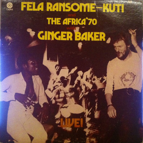 Fela Ransome—Kuti And The Africa '70 With Ginger Baker – Live! (1973 - CAN - G) - USED vinyl