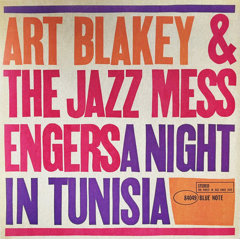 Art Blakey & The Jazz Messengers – A Night In Tunisia - new vinyl