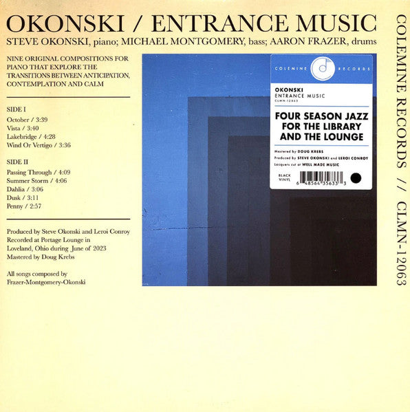 Okonski – Entrance Music - new vinyl