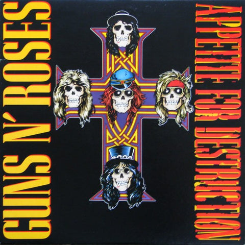 Guns N' Roses – Appetite For Destruction (1987 - CAN - VG+) - USED vinyl