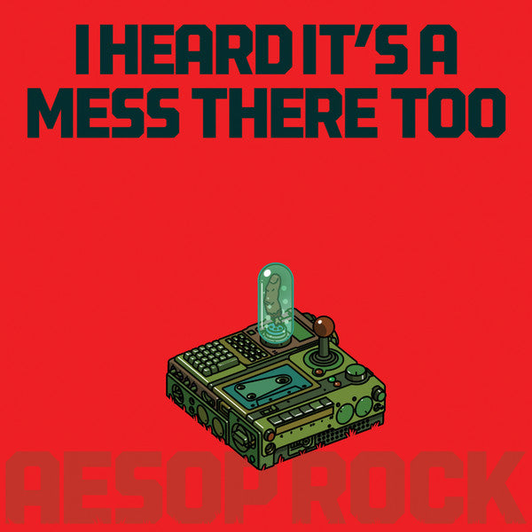 Aesop Rock – I Heard It's A Mess There Too (Opaque Red Vinyl) - new vinyl