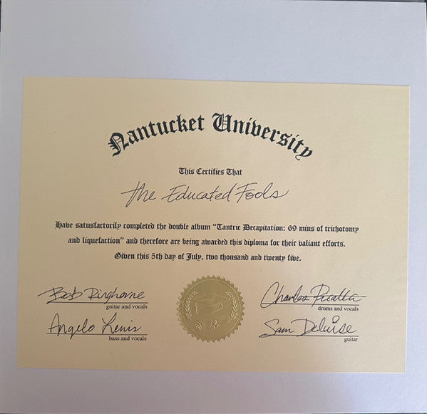 The Educated Fools – Tantric Decapitation: 69 Mins. Of Trichotomy And Liquefaction (2LP) - new vinyl